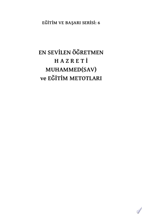 Peygamberimizin Teblig Metodlari
