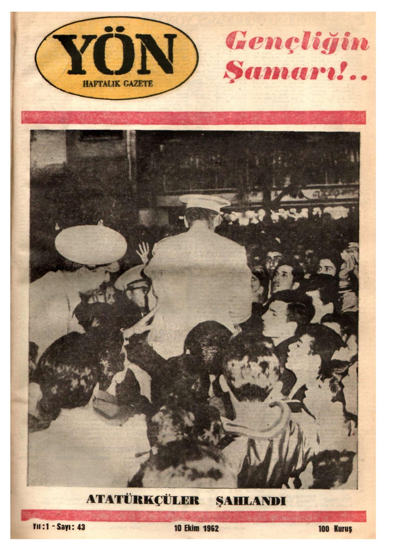 Yön Dergisi - C-1 - Yıl:1 Sayı:43