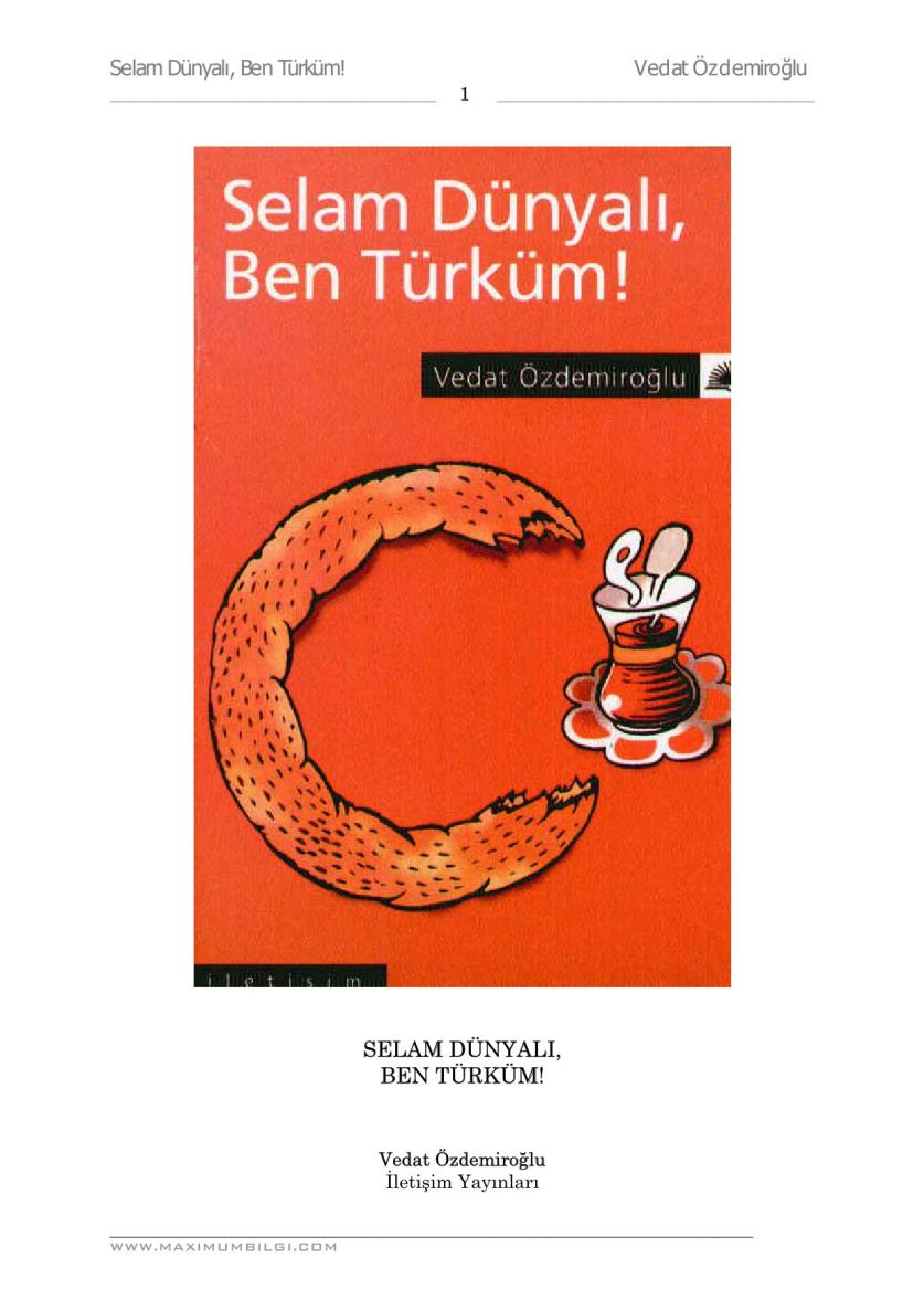 Selam Dünyalı Ben Türküm