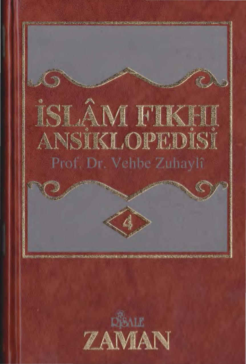 İslâm Fıkhı Ansiklopedisi Cilt 04