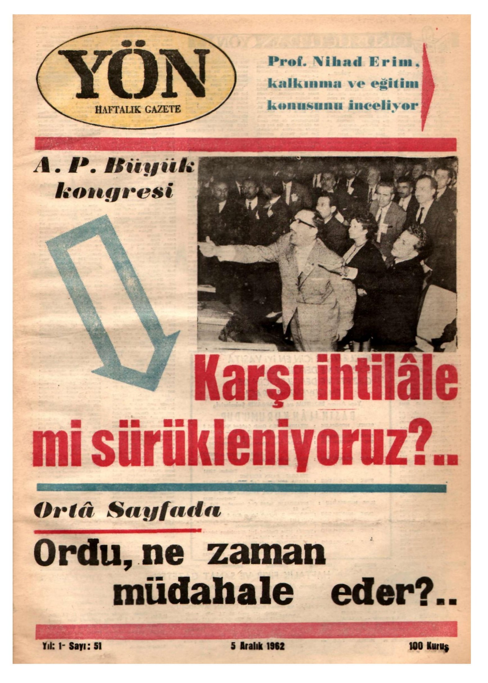 Yön Dergisi - C-1 - Yıl:1 Sayı:51