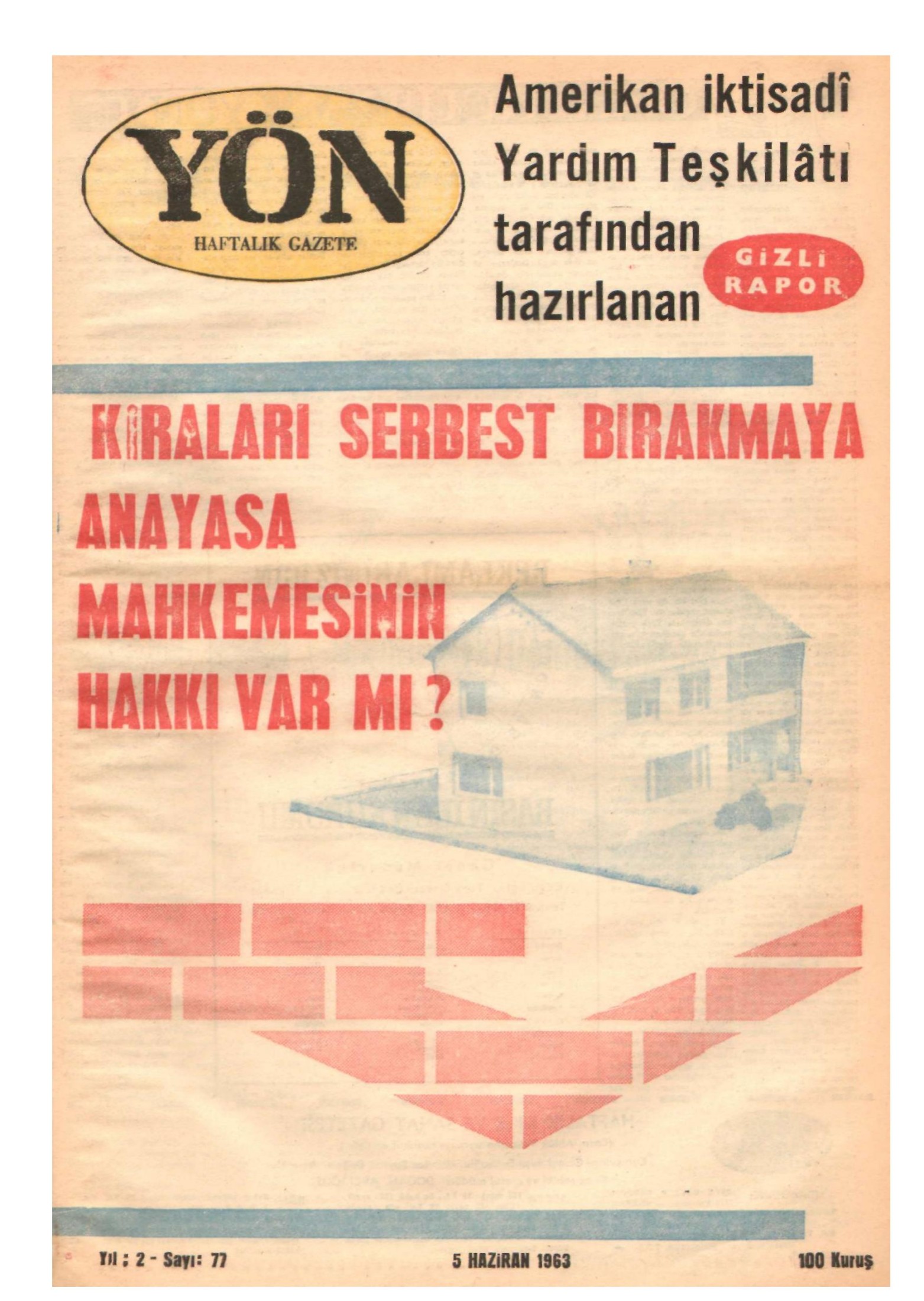 Yön Dergisi - C-2 - Yıl:2 Sayı:77