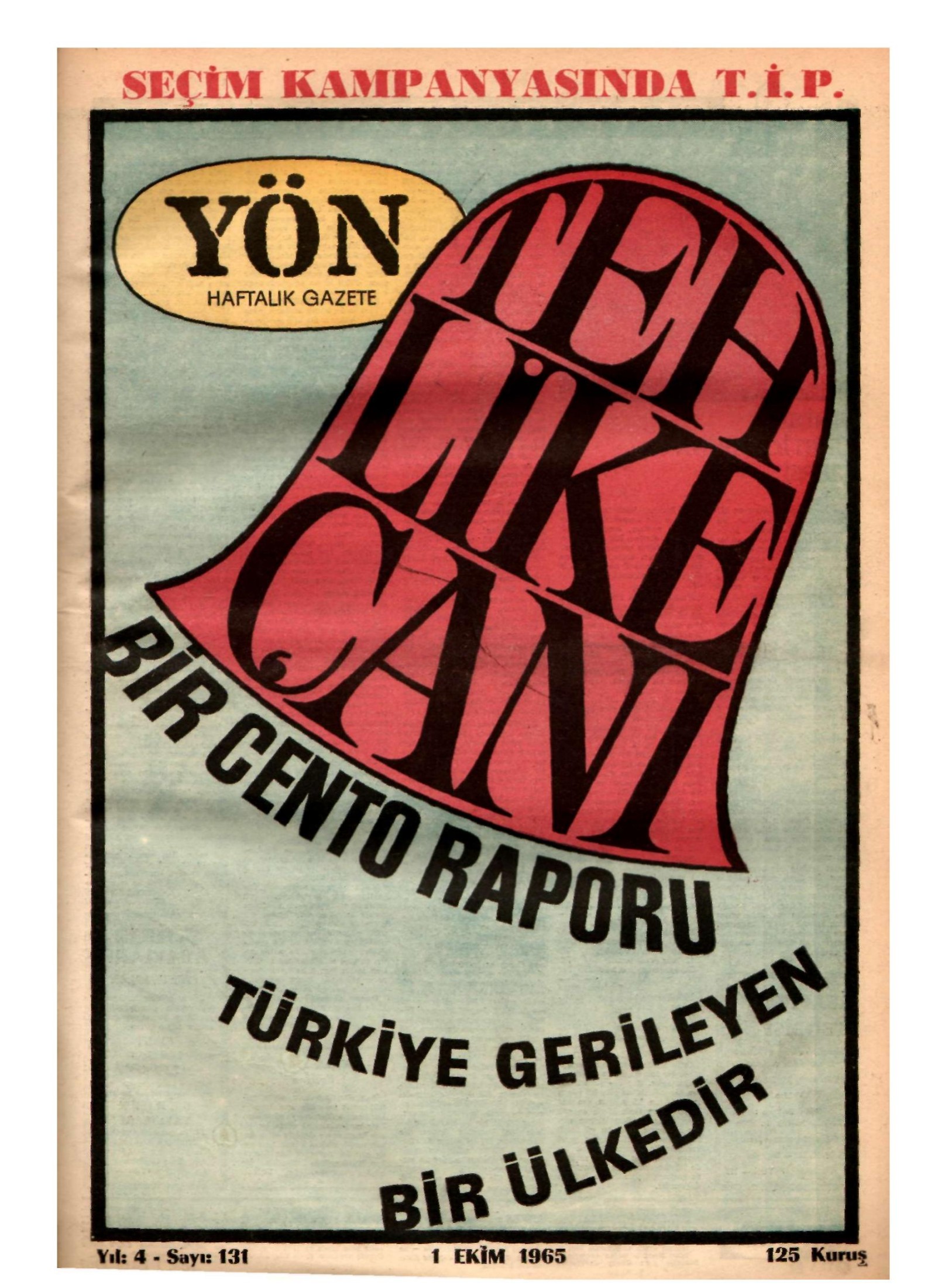 Yön Dergisi - C-4 - Yıl:4 Sayı:131