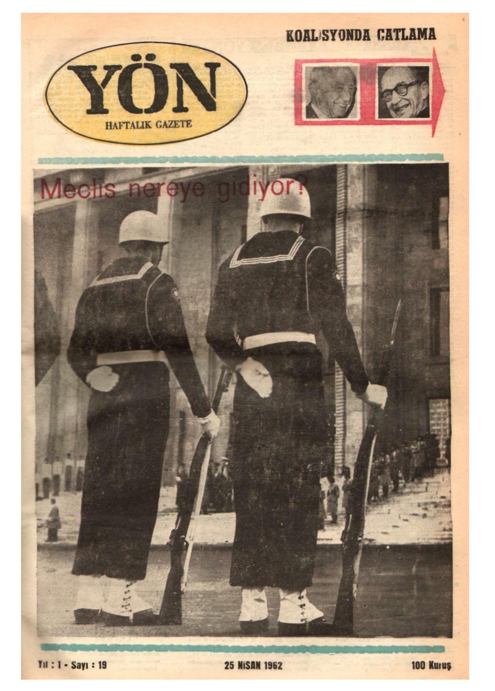 Yön Dergisi - C-1 - Yıl:1 Sayı:19