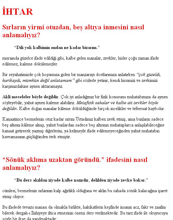 1.Söz On Dördüncü Lem'a'nın İkinci Makamı