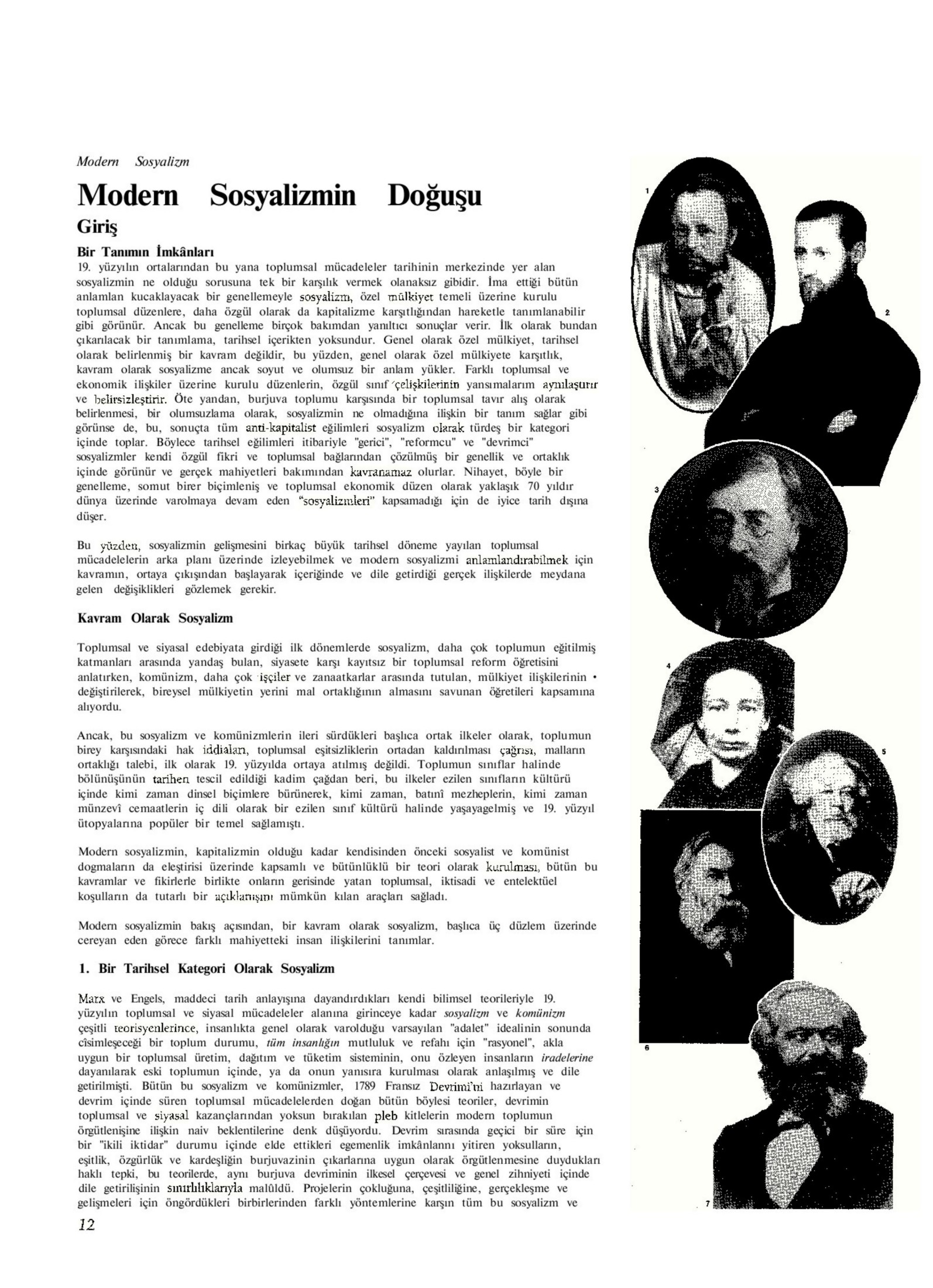 Modern Sosyalizm dergisi 1