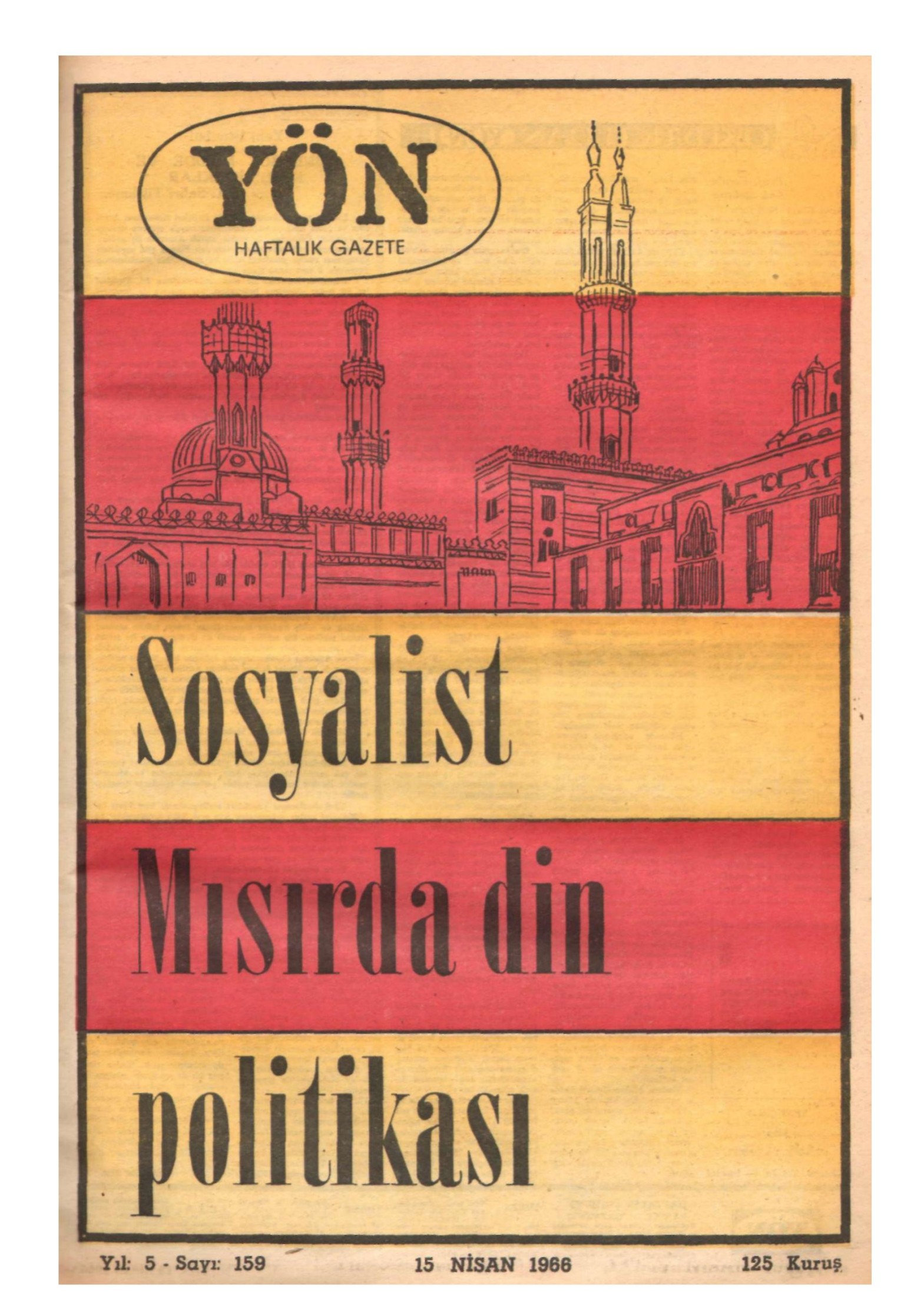 Yön Dergisi - C-5 - Yıl:5 Sayı:159