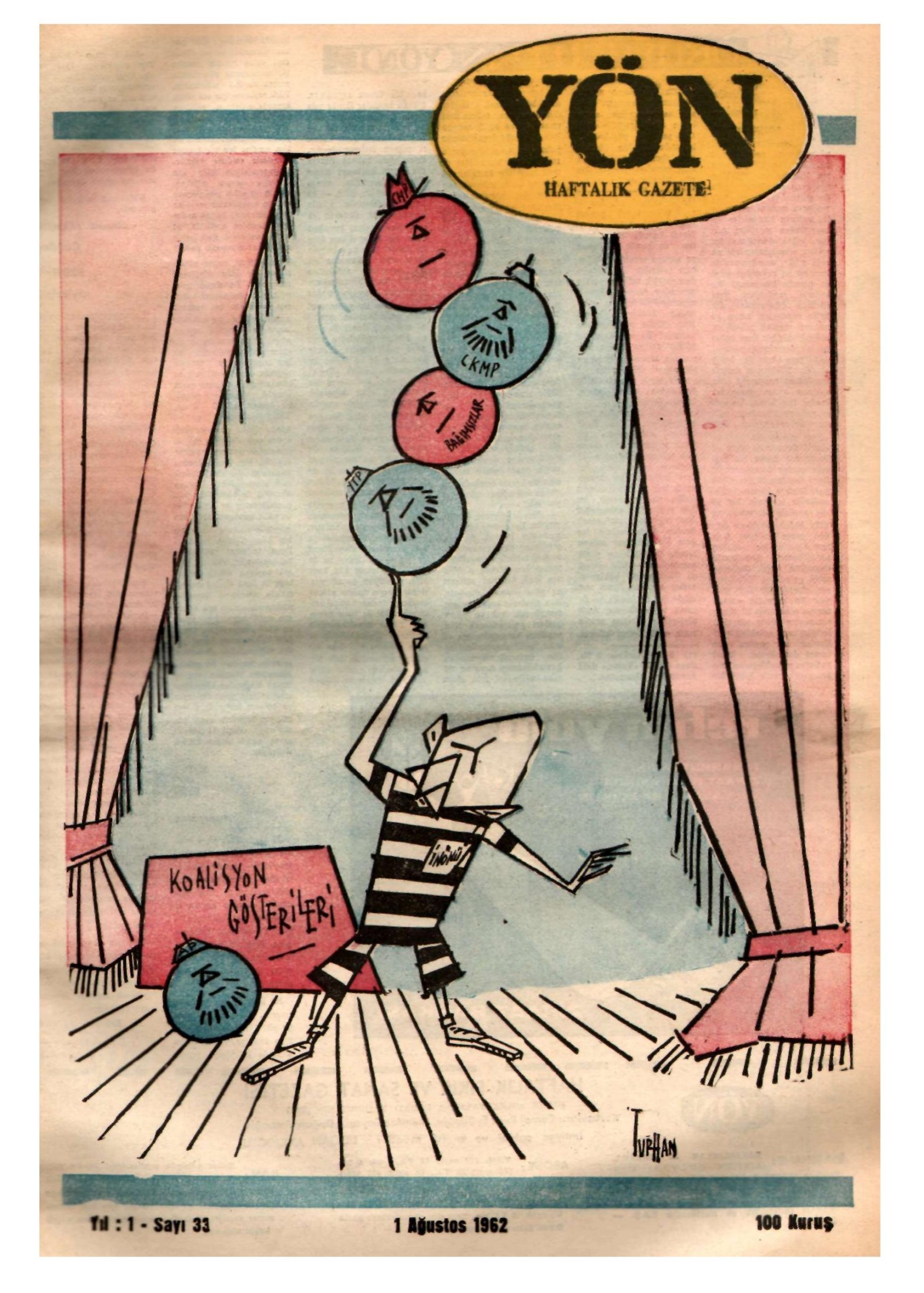 Yön Dergisi - C-1 - Yıl:1 Sayı:33