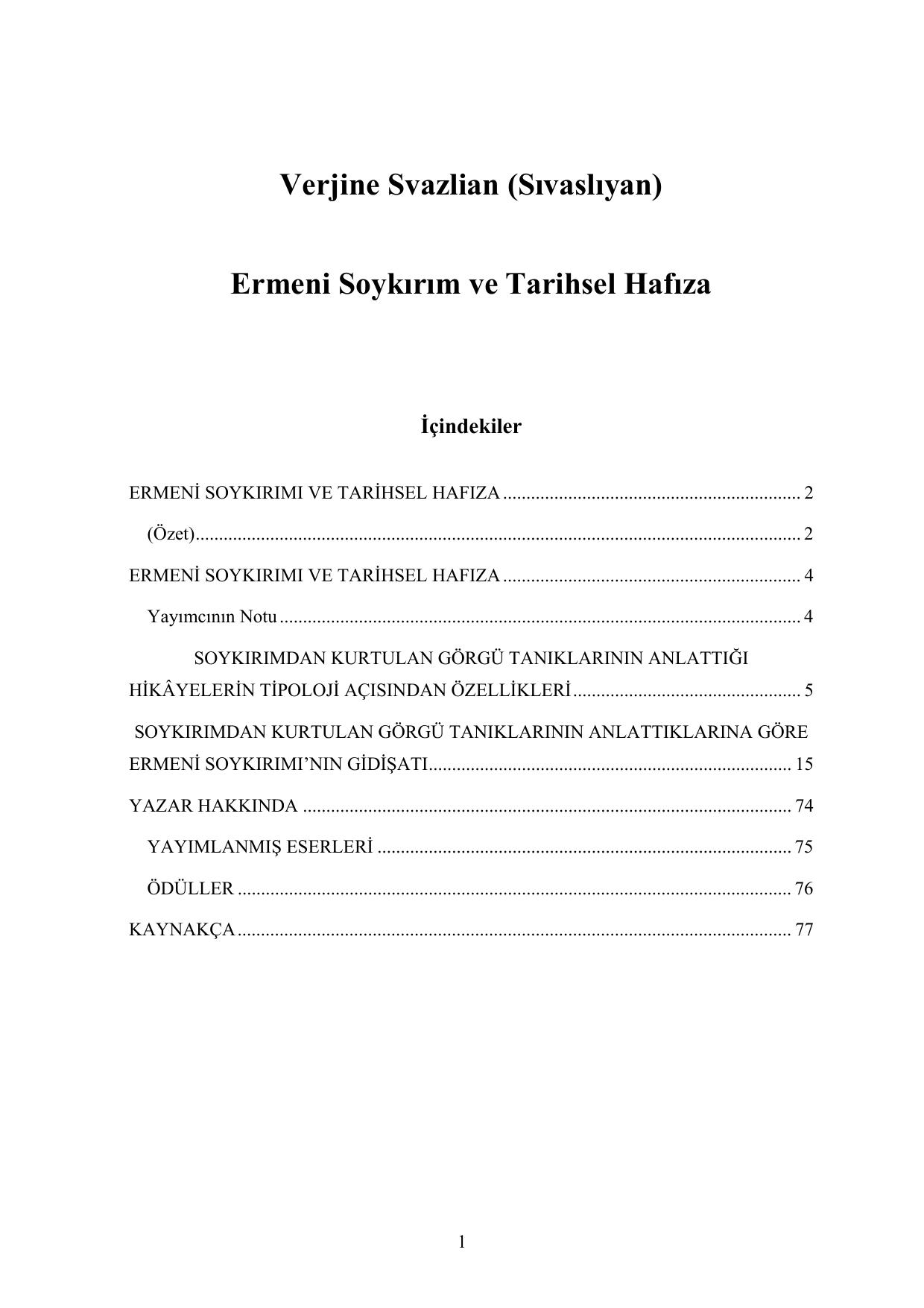 Microsoft Word - ermeni soykirimi ve tarihsel hafiza.rtf