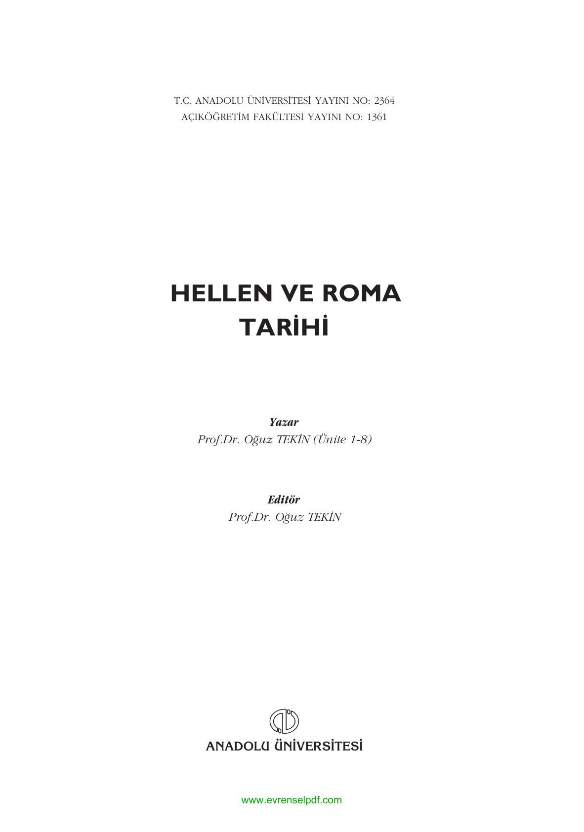 Helen Ve Roma Tarihi