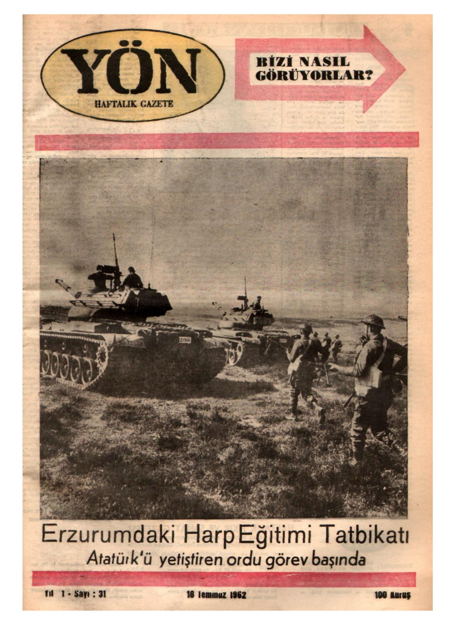 Yön Dergisi - C-1 - Yıl:1 Sayı:31