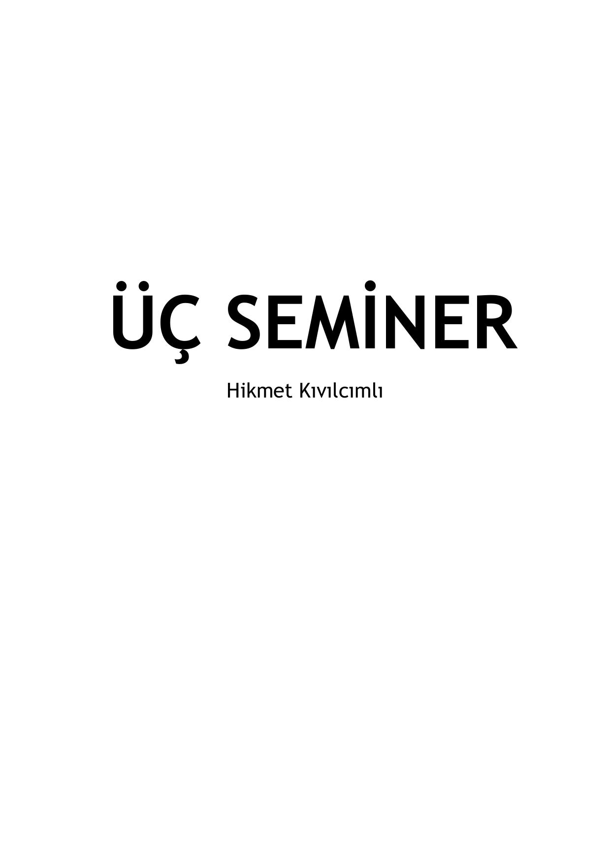 Üç Seminer