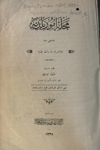 Mecelle-i umr-u belediye