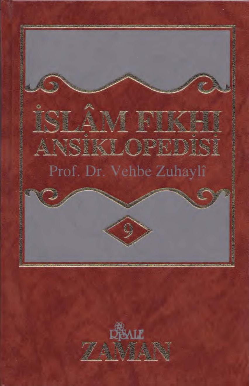 İslâm Fıkhı Ansiklopedisi Cilt 09