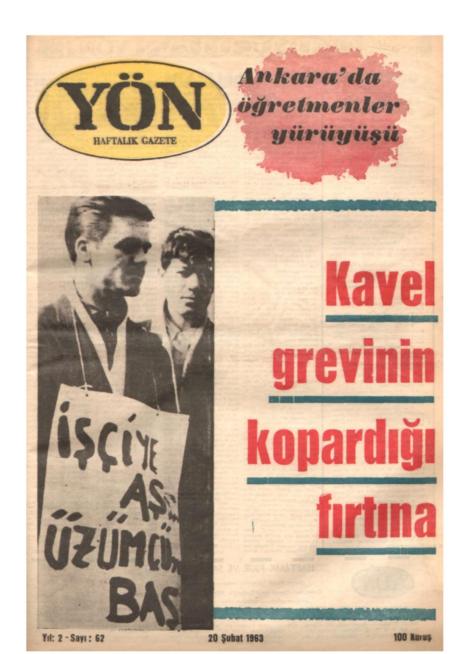 Yön Dergisi - C-2 - Yıl:2 Sayı:62