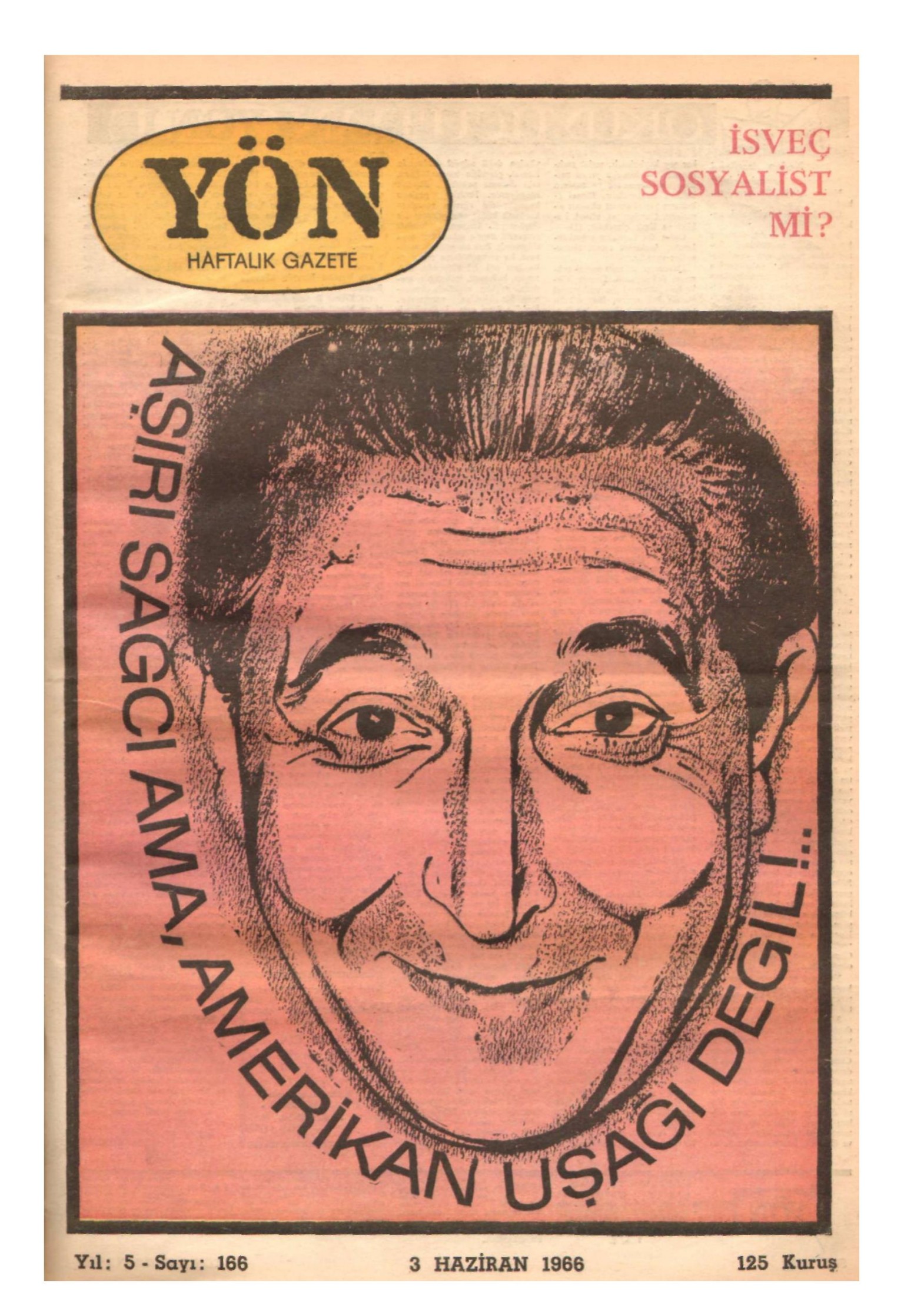 Yön Dergisi - C-5 - Yıl:5 Sayı:166