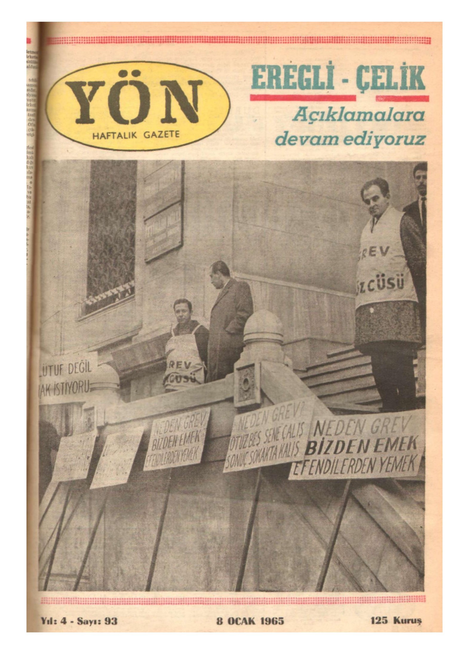 Yön Dergisi - C-4 - Yıl:4 Sayı:93