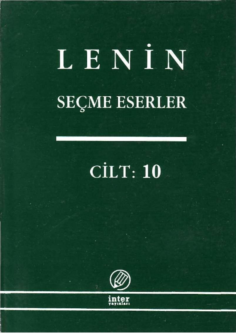 Lenin Secme Eserler C-10