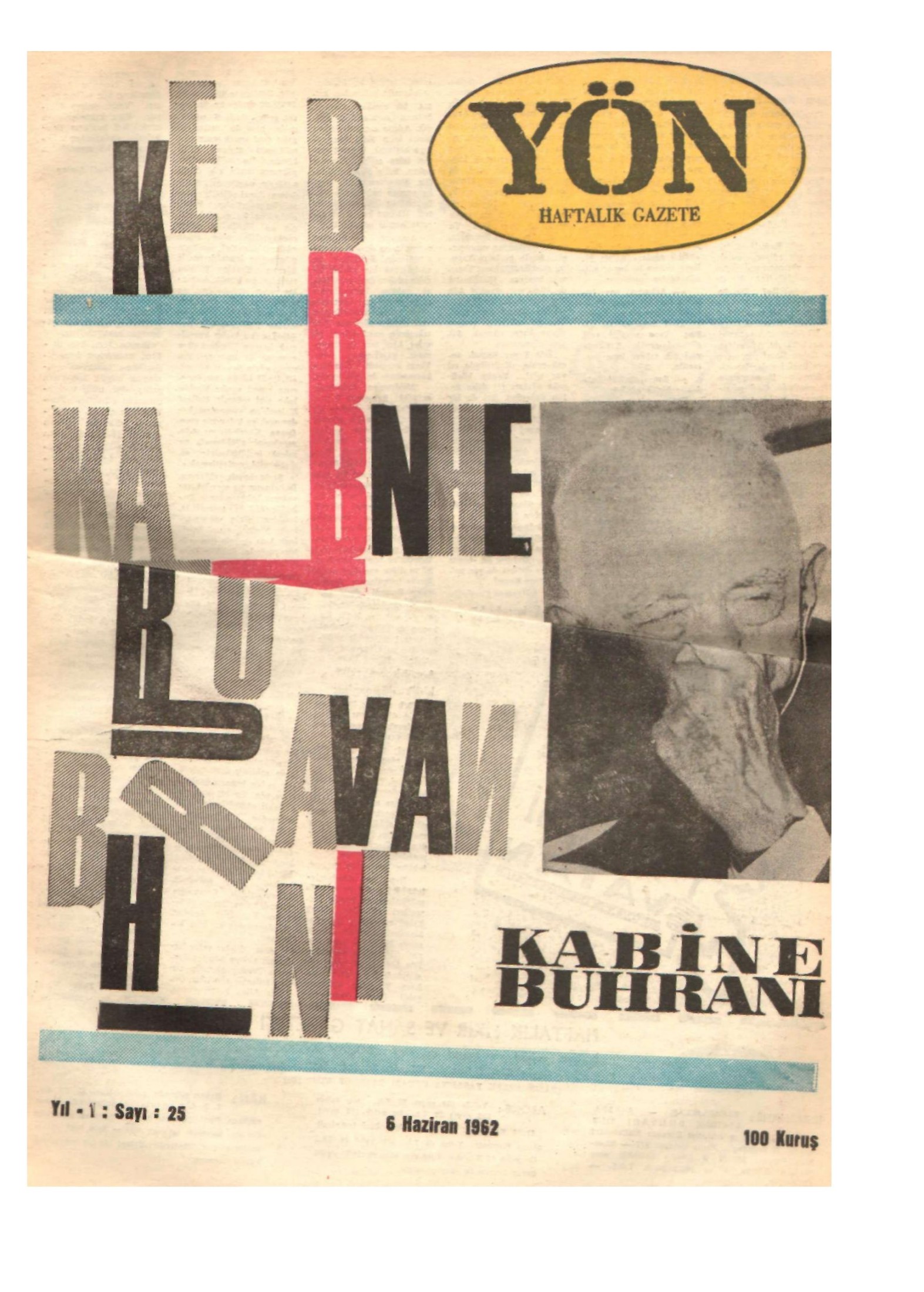 Yön Dergisi - C-1 - Yıl:1 Sayı:25