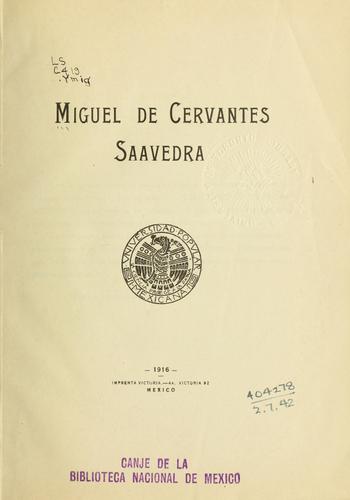 Miguel de Cervantes Saavedra