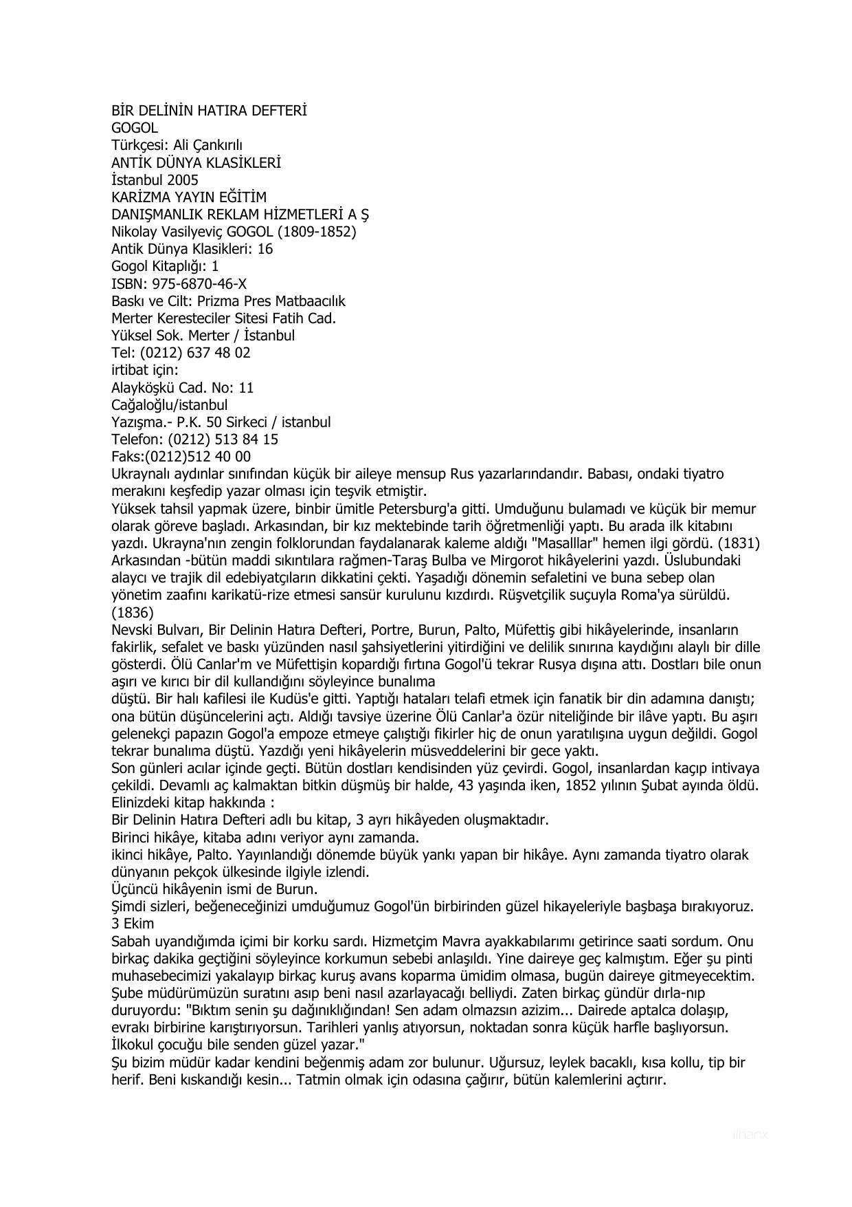 Nikolay Vasilyeviç Gogol