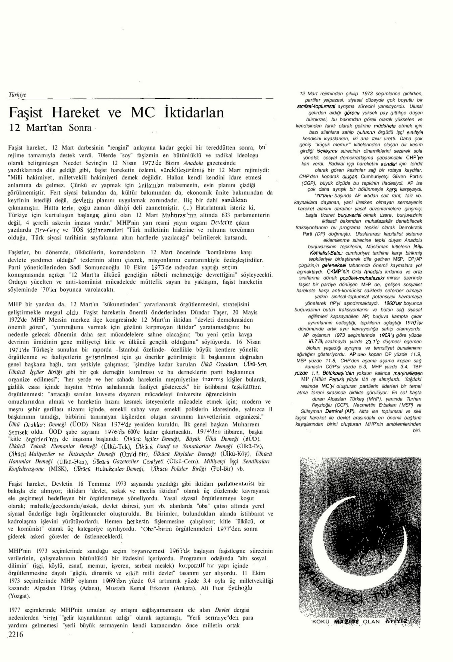 Modern Sosyalizm dergisi 71