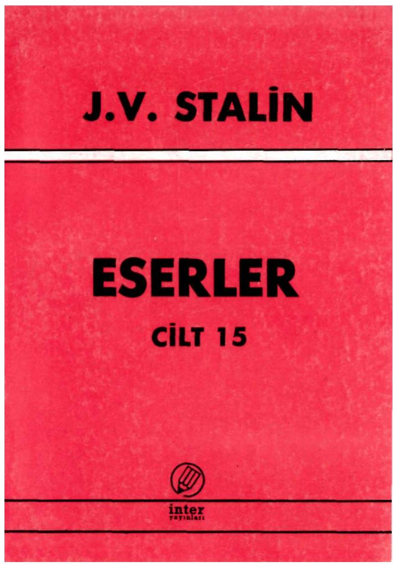 Eserler Cilt 15