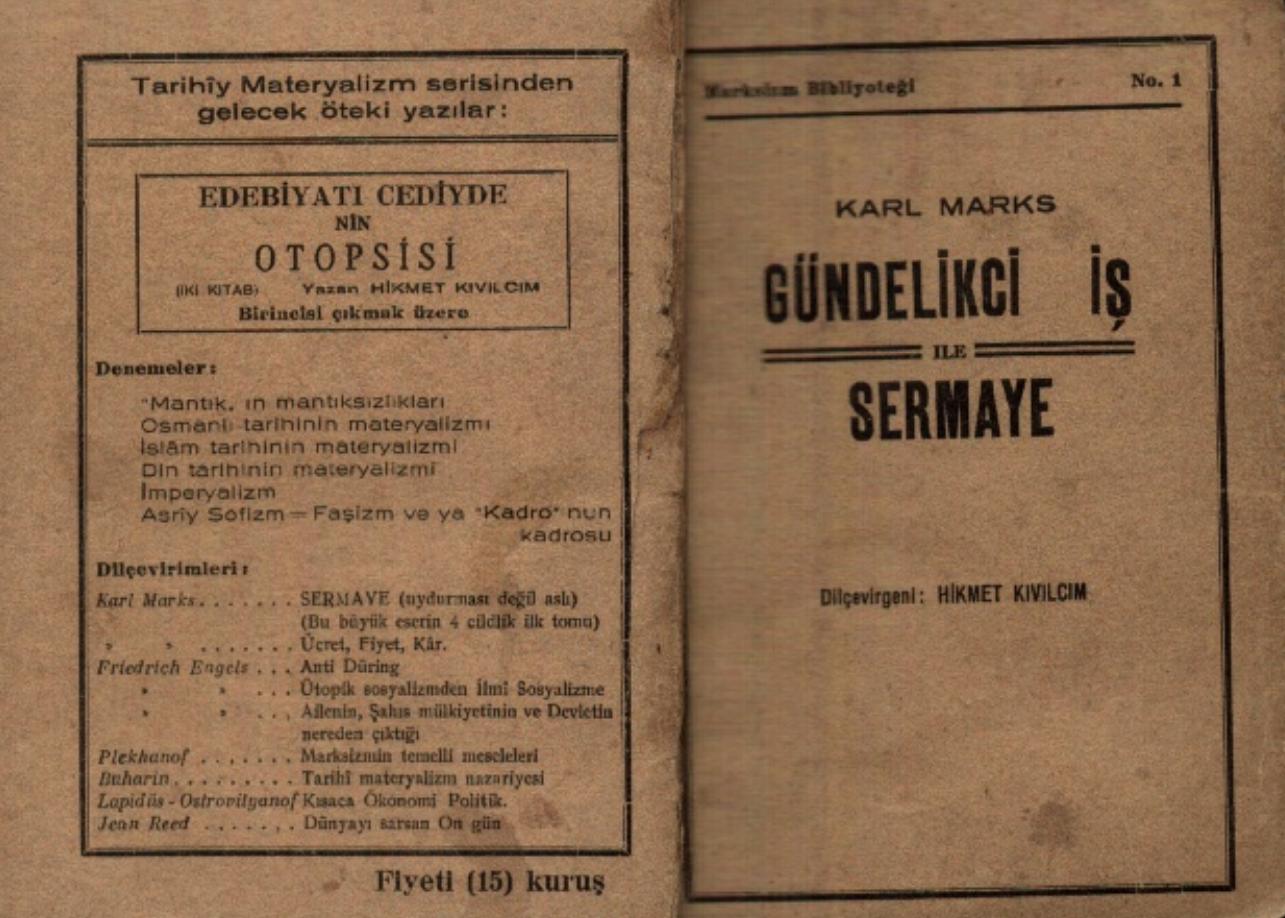 GÜNDELİKÇİ İŞ İLE SERMAYE