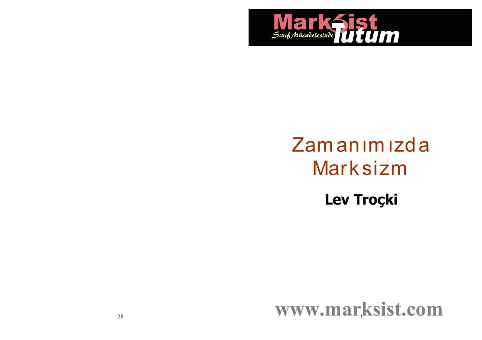 Zamanımızda Marksizm