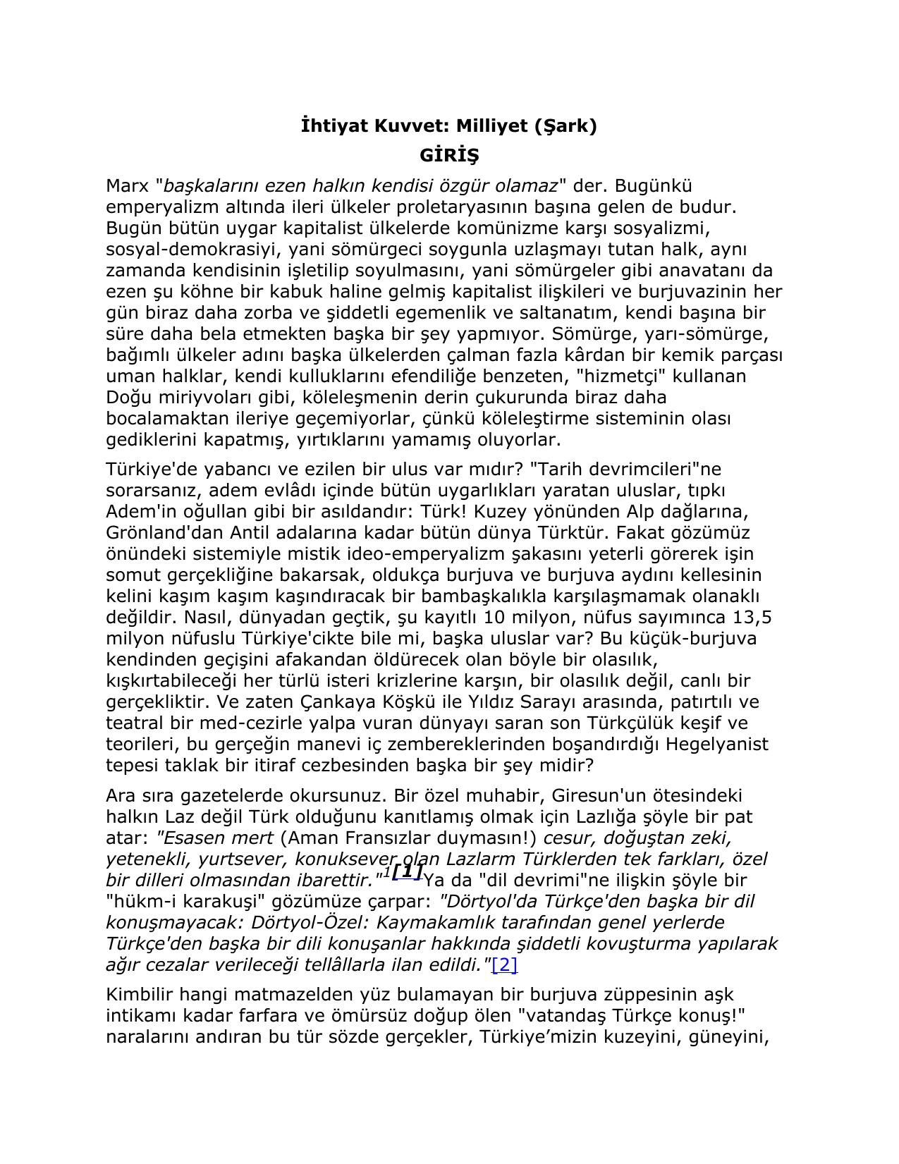 İhtiyat Kuvvet Milliyet (Şark)