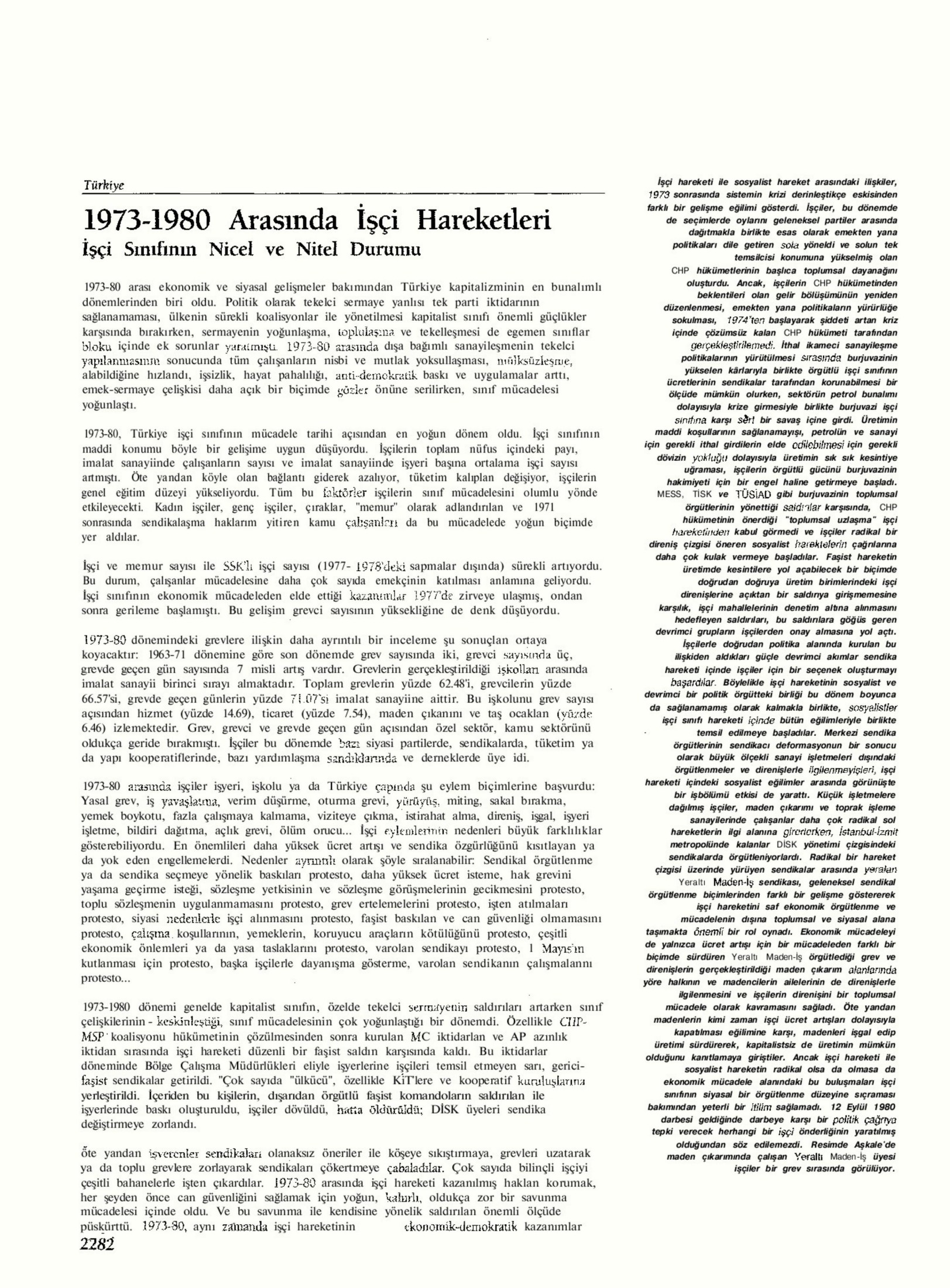 Modern Sosyalizm dergisi 73