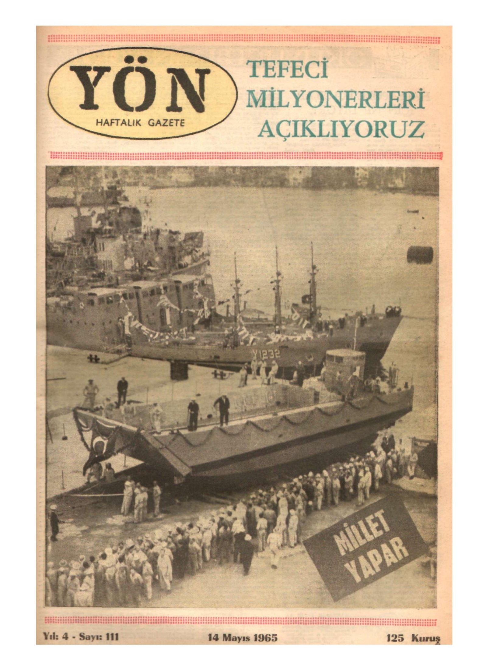 Yön Dergisi - C-4 - Yıl:4 Sayı:111