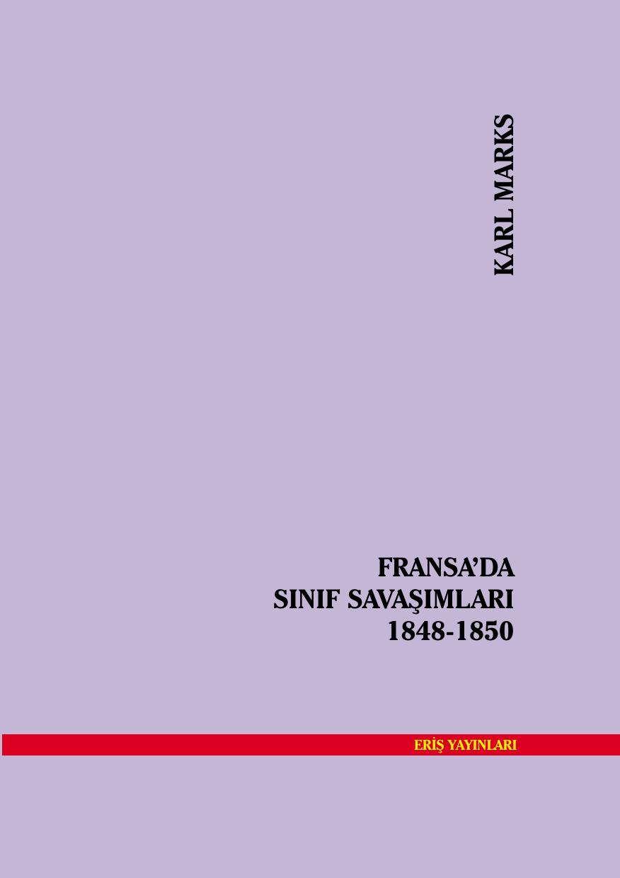 Fransa'da Sınıf Savaşımları (1848-1850)