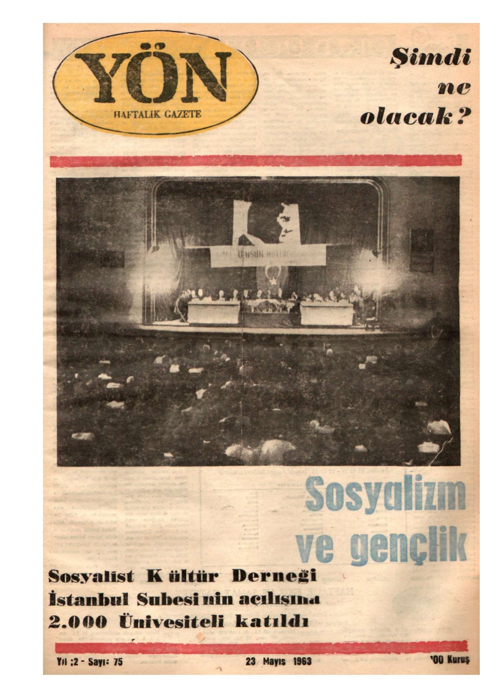 Yön Dergisi - C-2 - Yıl:2 Sayı:75