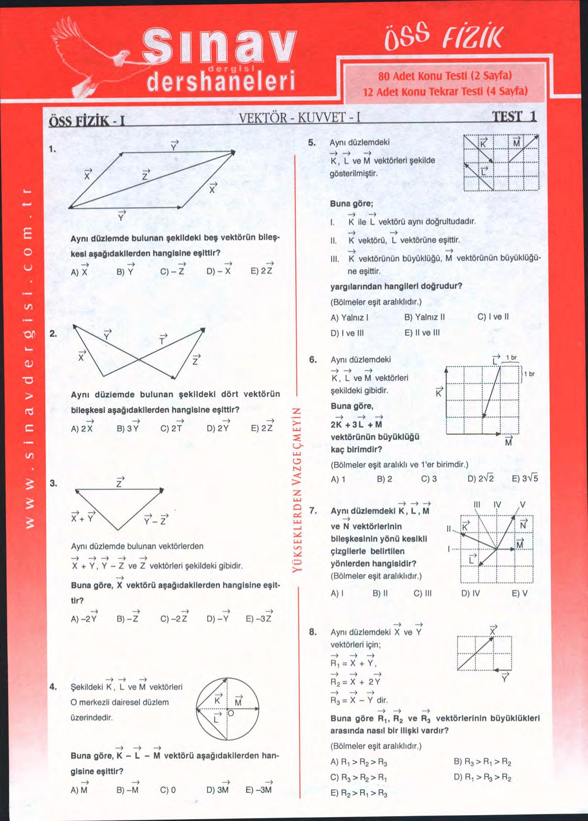 Sınav Dergisi Dershaneleri
