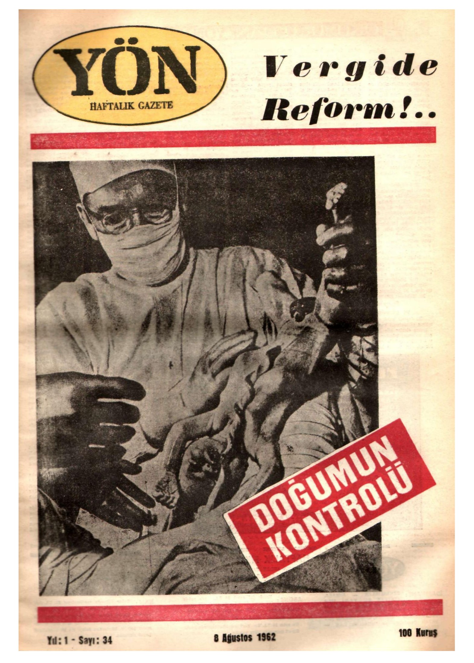 Yön Dergisi - C-1 - Yıl:1 Sayı:34