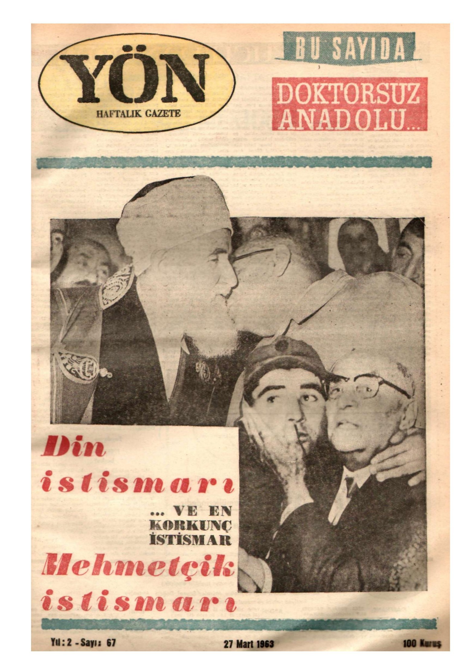 Yön Dergisi - C-2 - Yıl:2 Sayı:67