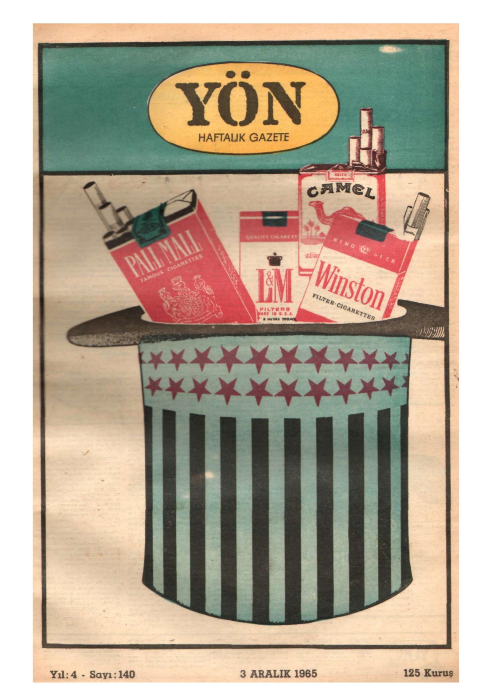 Yön Dergisi - C-4 - Yıl:4 Sayı:140