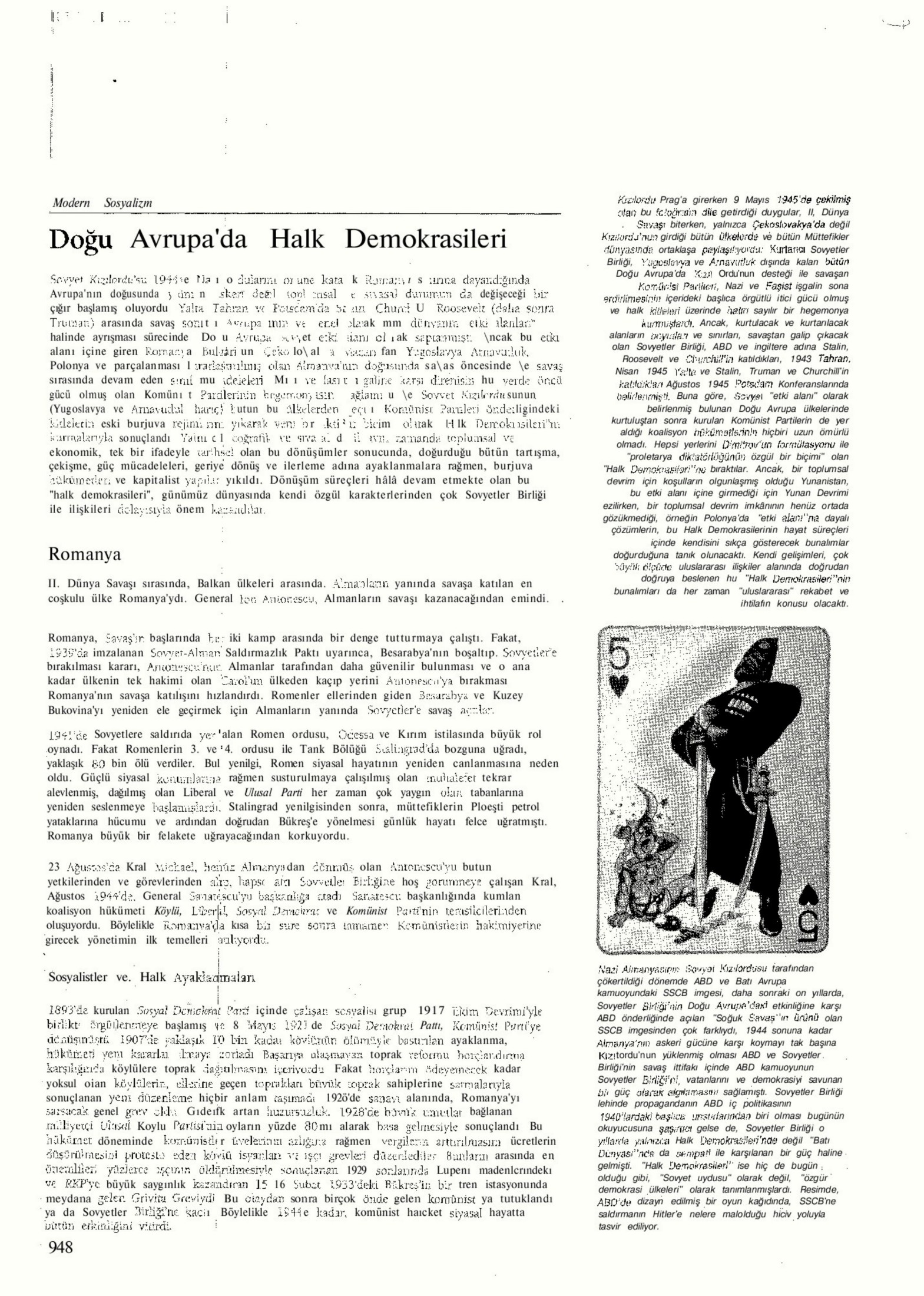 Modern Sosyalizm dergisi 30