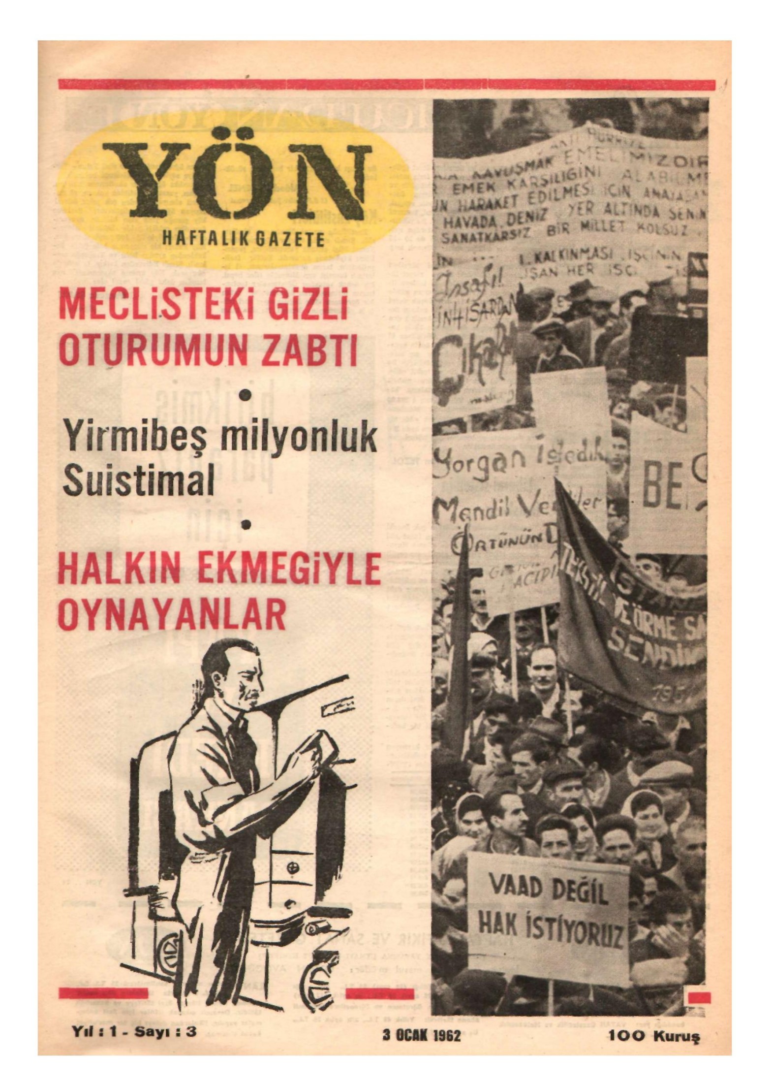 Yön Dergisi - C-1 - Yıl:1 Sayı:3