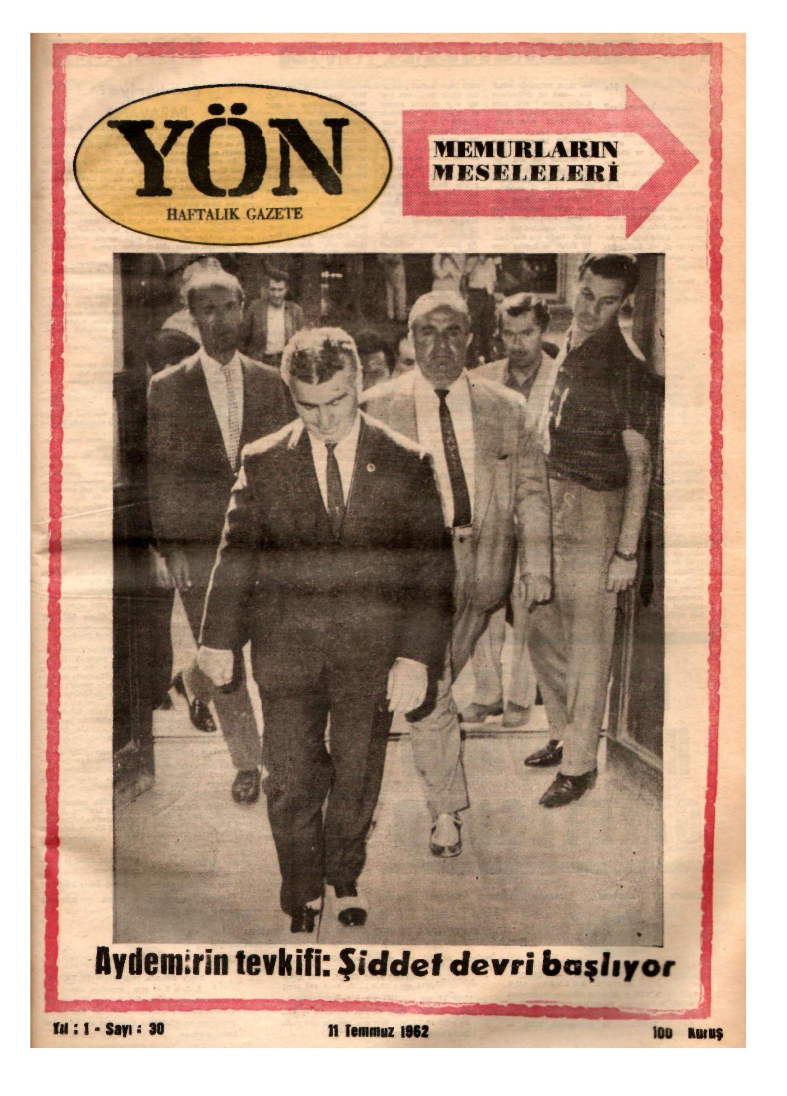 Yön Dergisi - C-1 - Yıl:1 Sayı:30