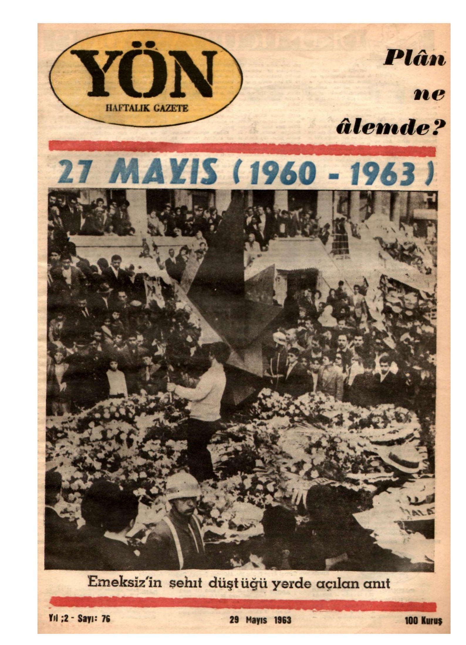 Yön Dergisi - C-2 - Yıl:2 Sayı:76