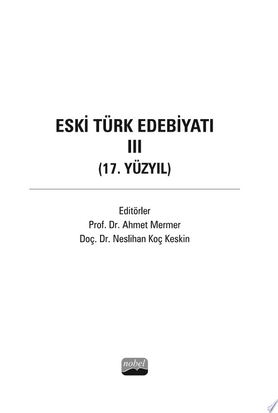 17. Yüzyıl Türk Edebiyatı