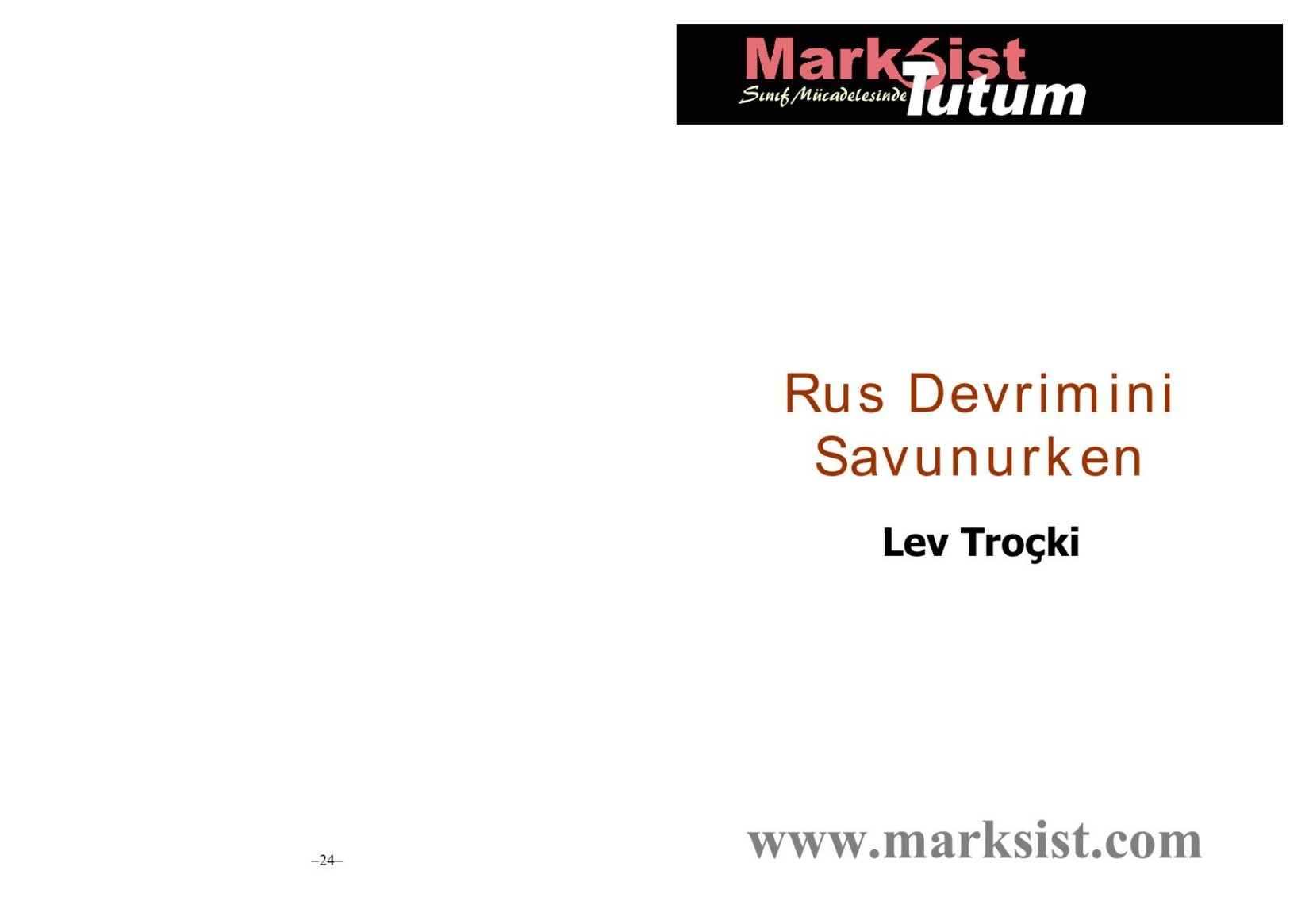 Rus Devrimini Savunurken