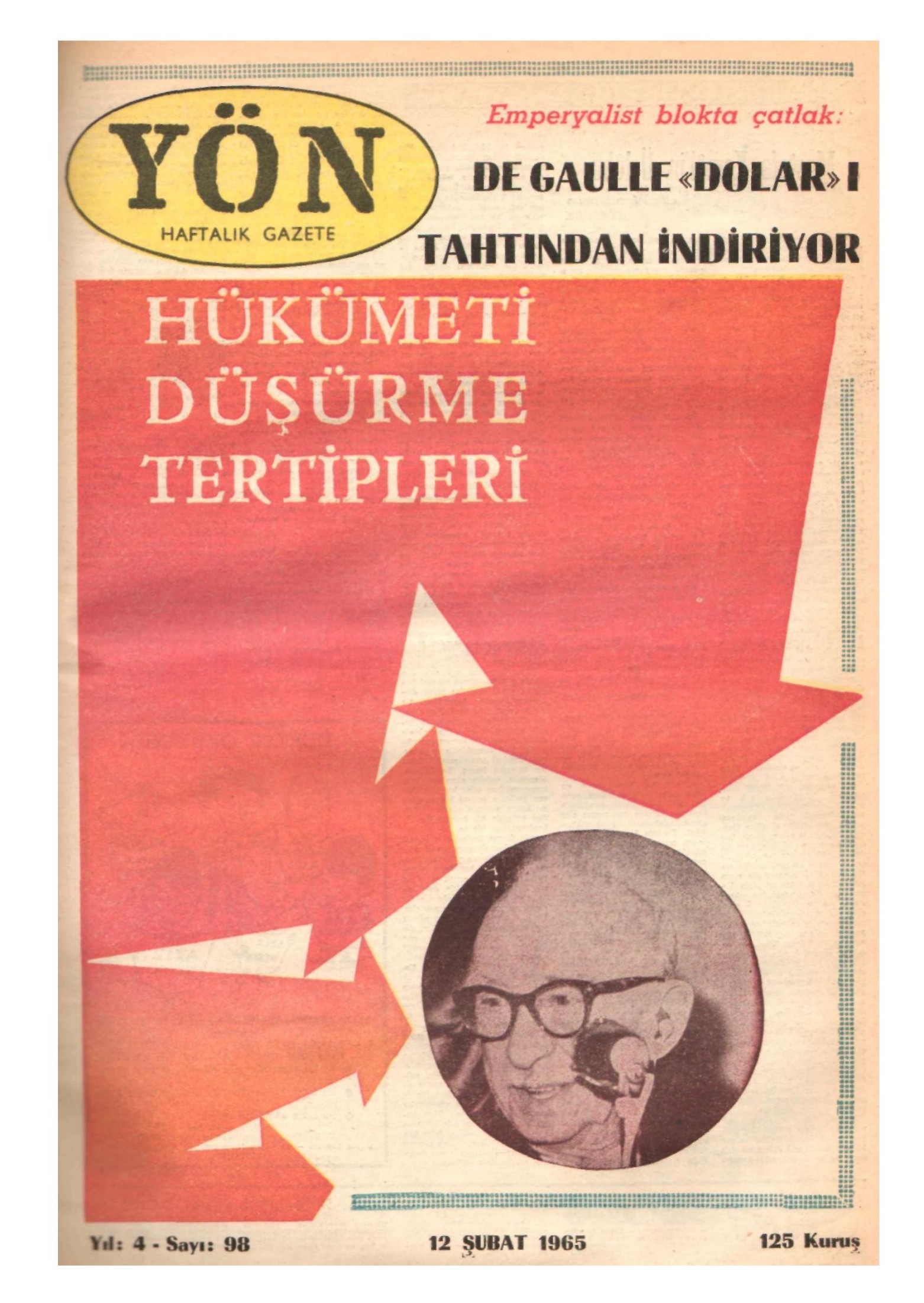 Yön Dergisi - C-4 - Yıl:4 Sayı:98