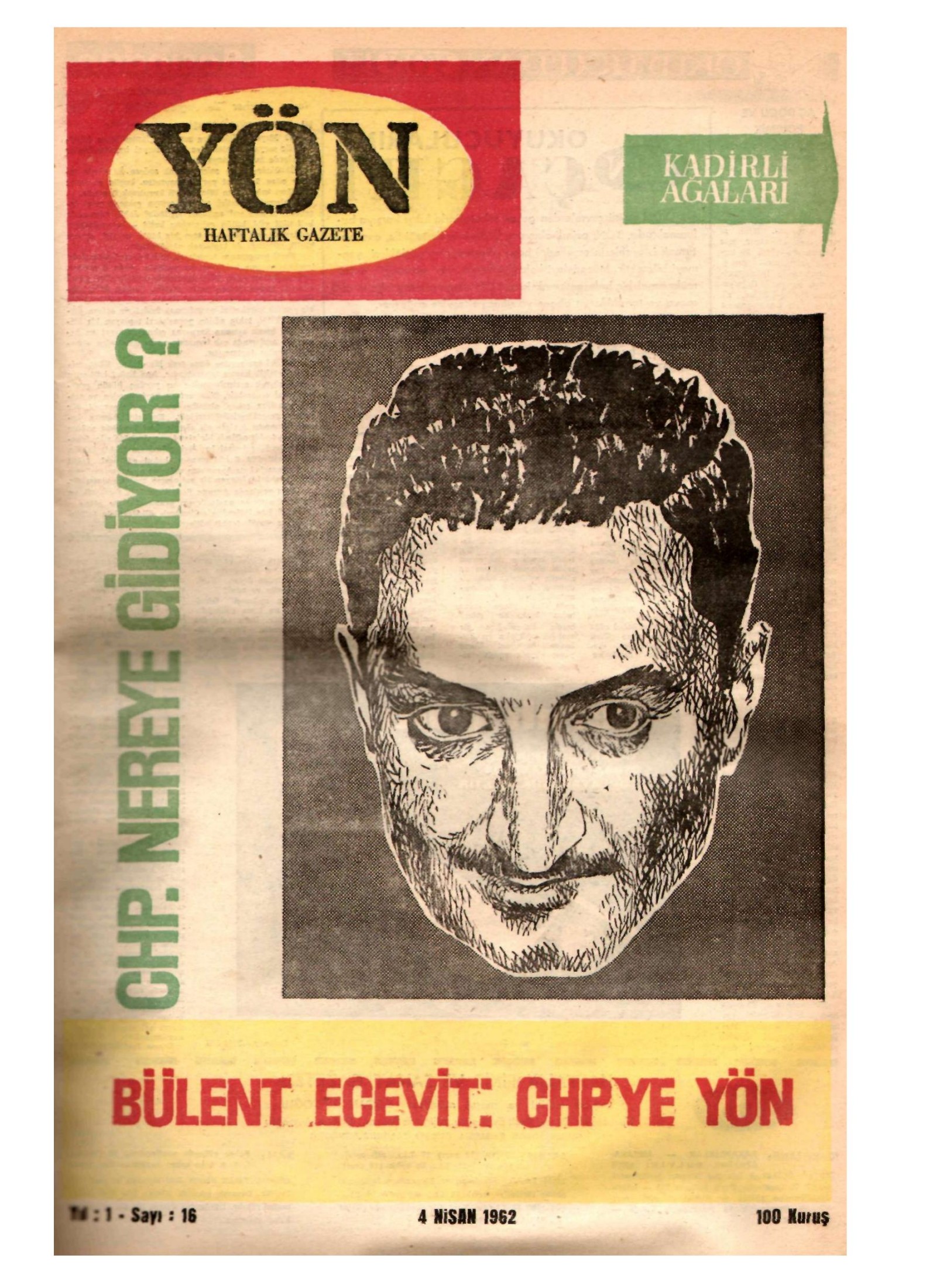 Yön Dergisi - C-1 - Yıl:1 Sayı:16