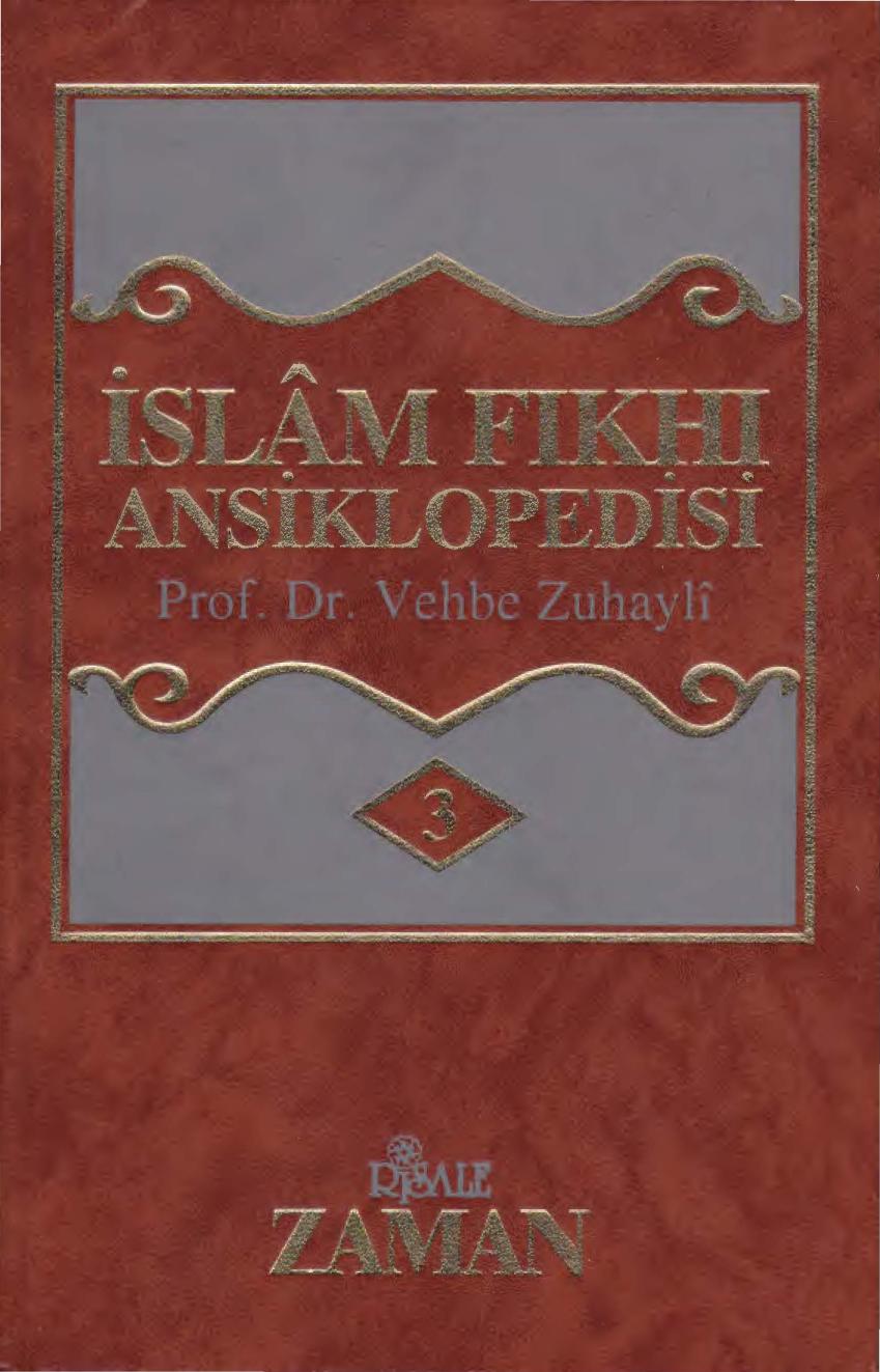 İslâm Fıkhı Ansiklopedisi Cilt 03
