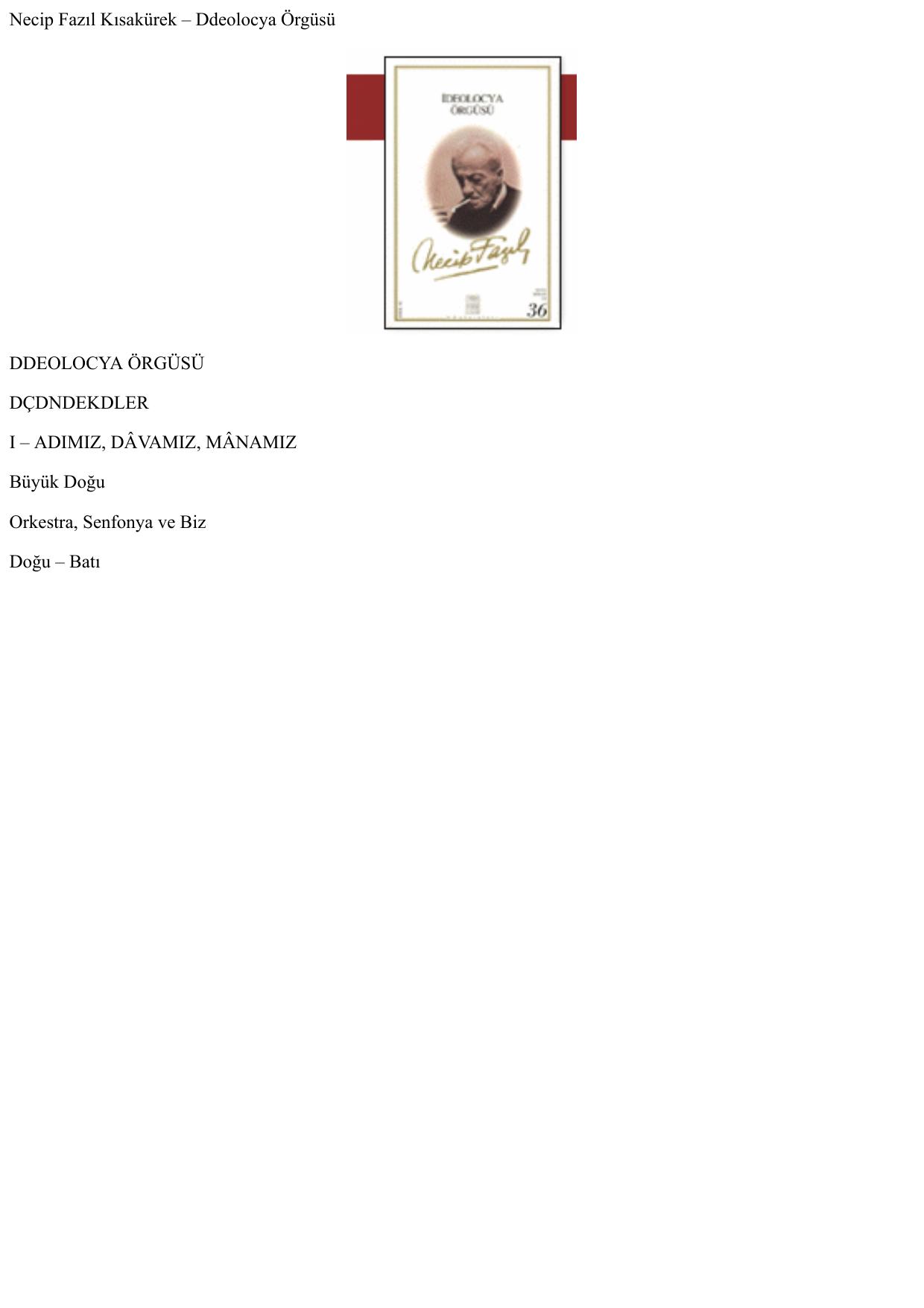 Necip Fazıl Kısak rek _ İDEOLOCYA RG S