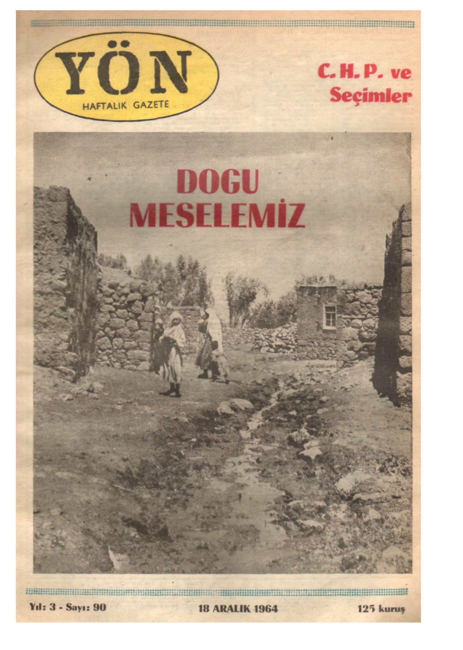 Yön Dergisi - C-3 - Yıl:3 Sayı:90