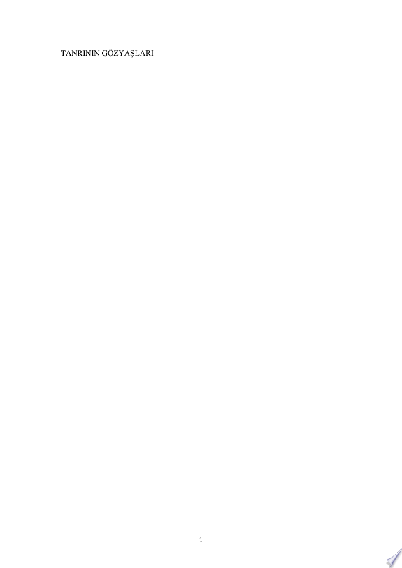 Yaratığın Gözyaşları